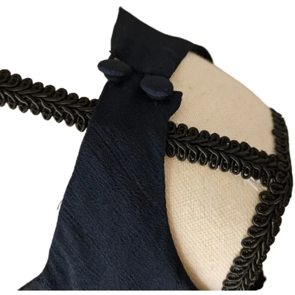 NWT - Maple Navy Cold Shoulder Dress - Picture 6 of 12